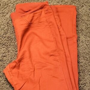 Orange leggings